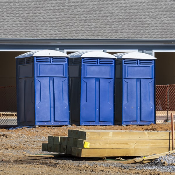 is there a specific order in which to place multiple portable restrooms in Creola Alabama